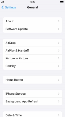 Press Software Update. If a new software version is available, it's displayed. Follow the instructions on the screen to update the phone software.