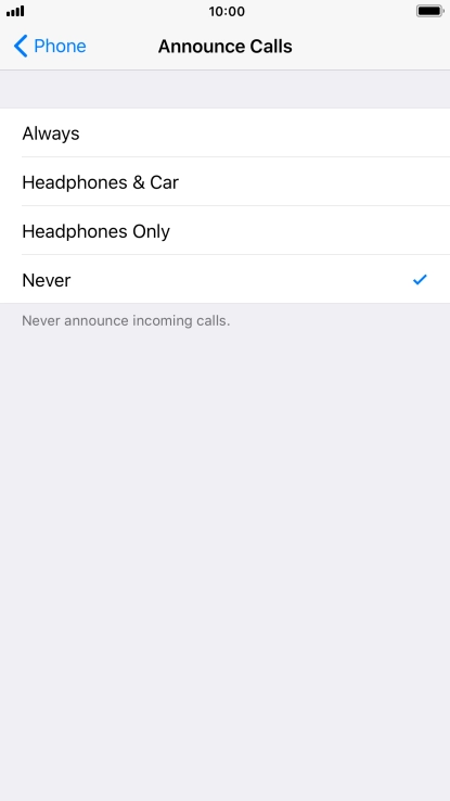 Press Always to turn on the function when silent mode is turned off.