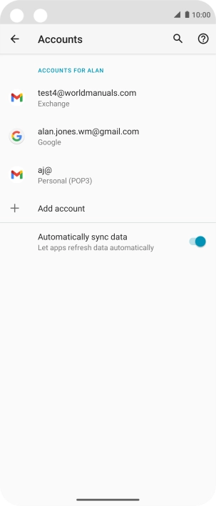 Slide your finger upwards starting from the bottom of the screen to return to the home screen.
