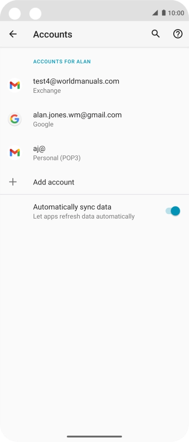 Slide your finger upwards starting from the bottom of the screen to return to the home screen.