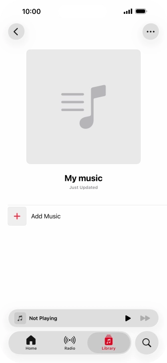 Press Add Music.
