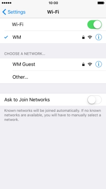 Press the Home key to return to the home screen.
