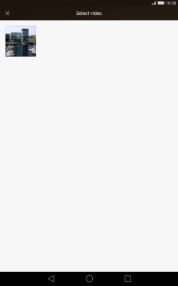 Press the required video clip.