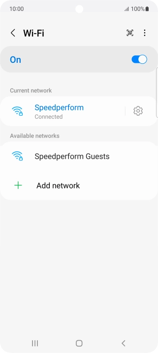 Press the Home key to return to the home screen.