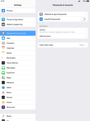 Press Add Account. Press Add Account.