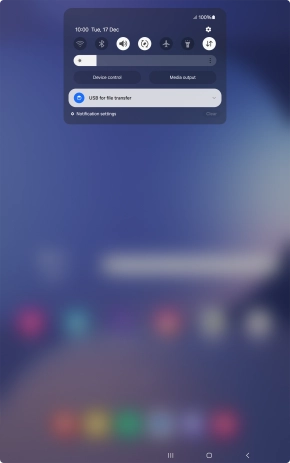 Press the drop down list.