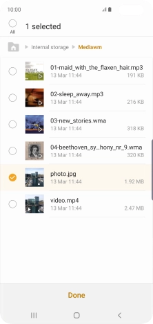 Press Done. Press Done.