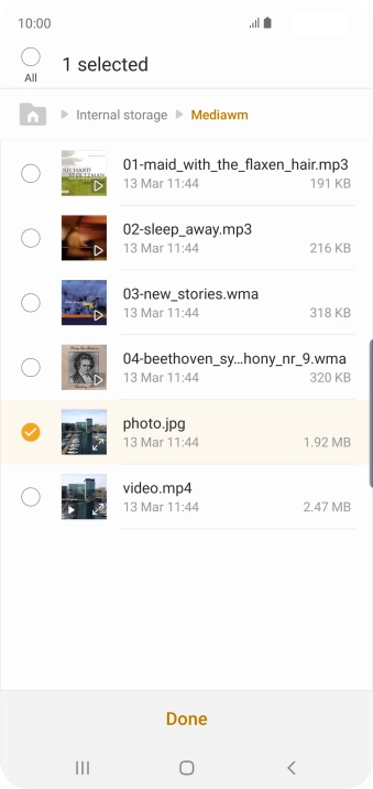 Press Done. Press Done.