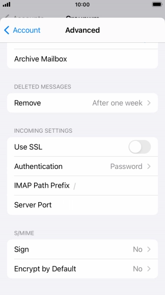 Press Authentication.