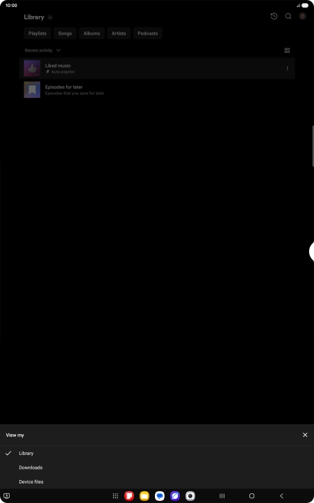 Press the required category and go to the required audio file. Press the required category and go to the required audio file.