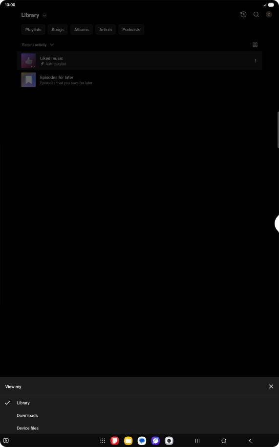 Press the required category and go to the required audio file. Press the required category and go to the required audio file.