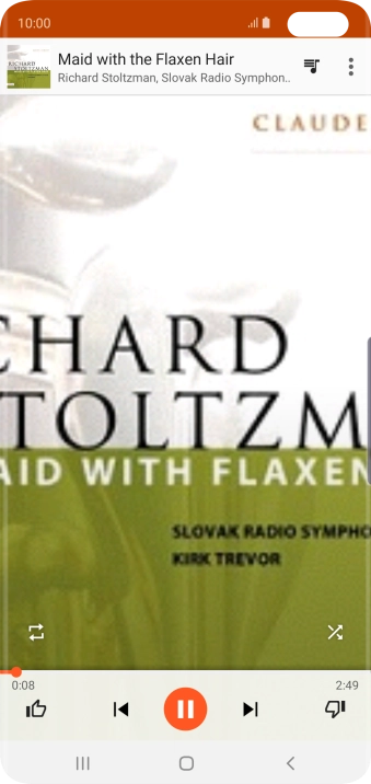 Press arrow right to go to the next audio file. Press arrow right to go to the next audio file.