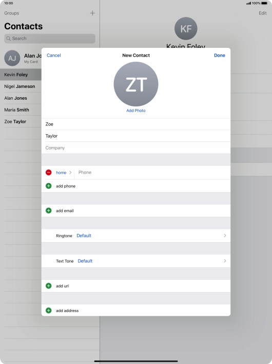 Press Phone and key in the required phone number.