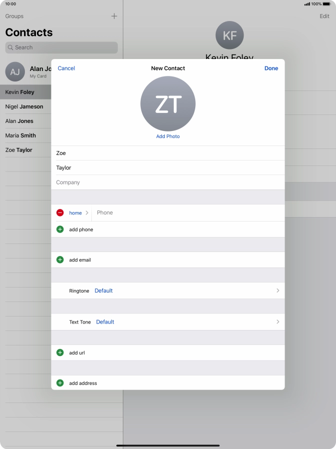 Press Phone and key in the required phone number.