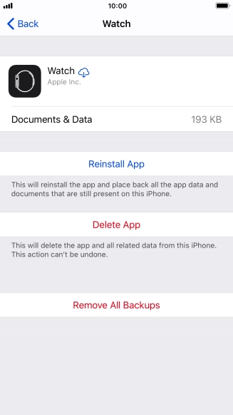 Press the Home key to return to the home screen.