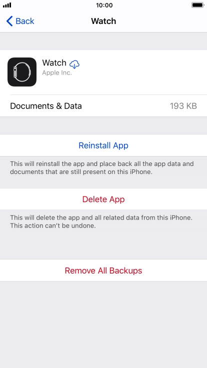 Press the Home key to return to the home screen.
