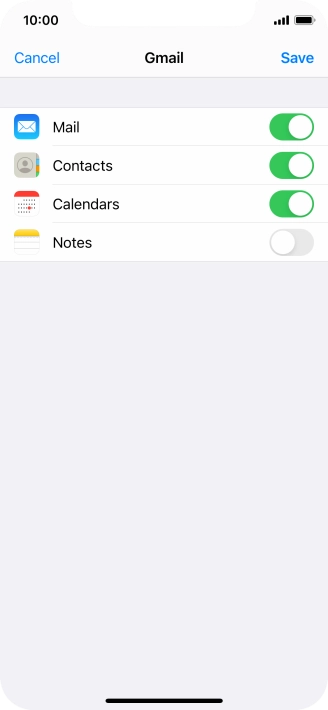 If this screen is displayed, you email account has been recognised and set up automatically. Follow the instructions on the screen to key in more information and finish setting up your phone.