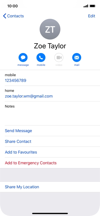 Press the required number.