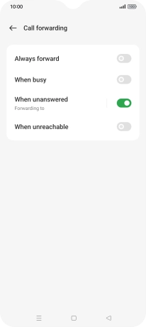 Press the Home key to return to the home screen.