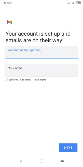 Press the field below 