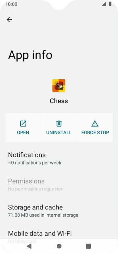 Press Storage and cache.