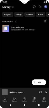 Press the drop down list.