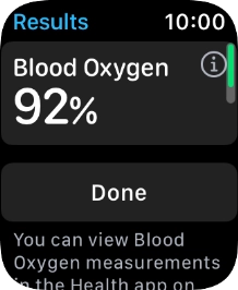 Your result is displayed on the screen.
