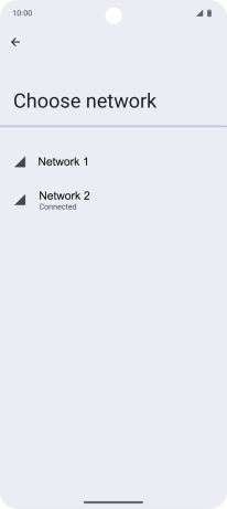 Press arrow left. Press arrow left.