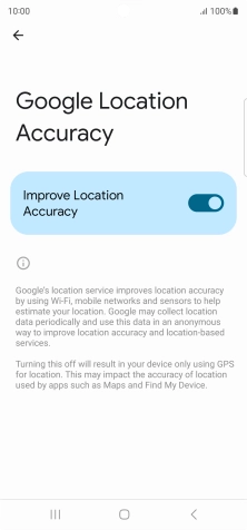 If you press the indicator next to 