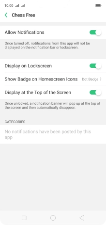 Press the indicator next to Press the indicator next to