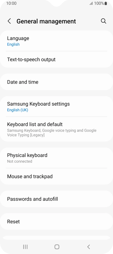 Press Date and time.