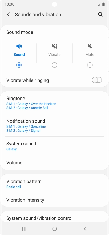 Press Ringtone.