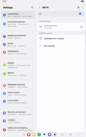 Press the Home key to return to the home screen.