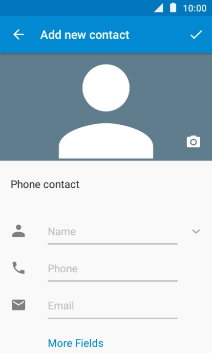 Press Name and key in the name.