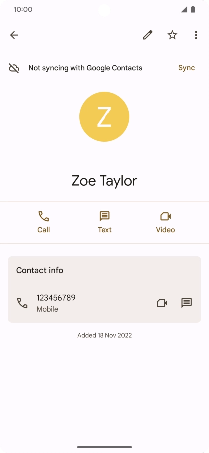 Slide your finger upwards starting from the bottom of the screen to return to the home screen.