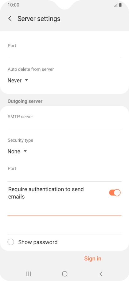 Press the second field below 
