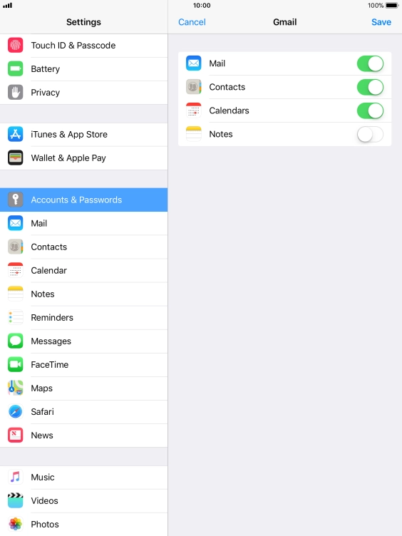 Press the Home key to return to the home screen.