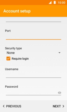 Press the drop down list below 