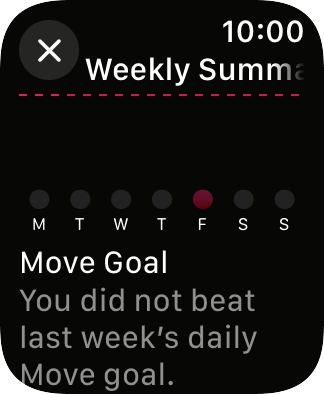 Press the Digital Crown several times to return to the main menu.