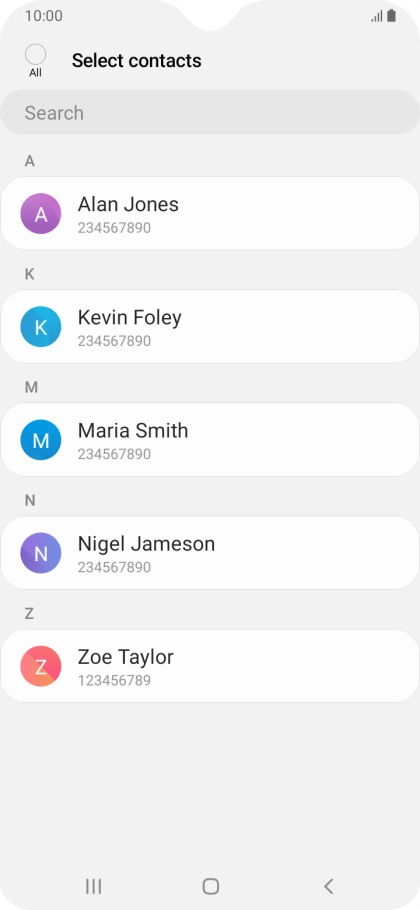 Press the field above 