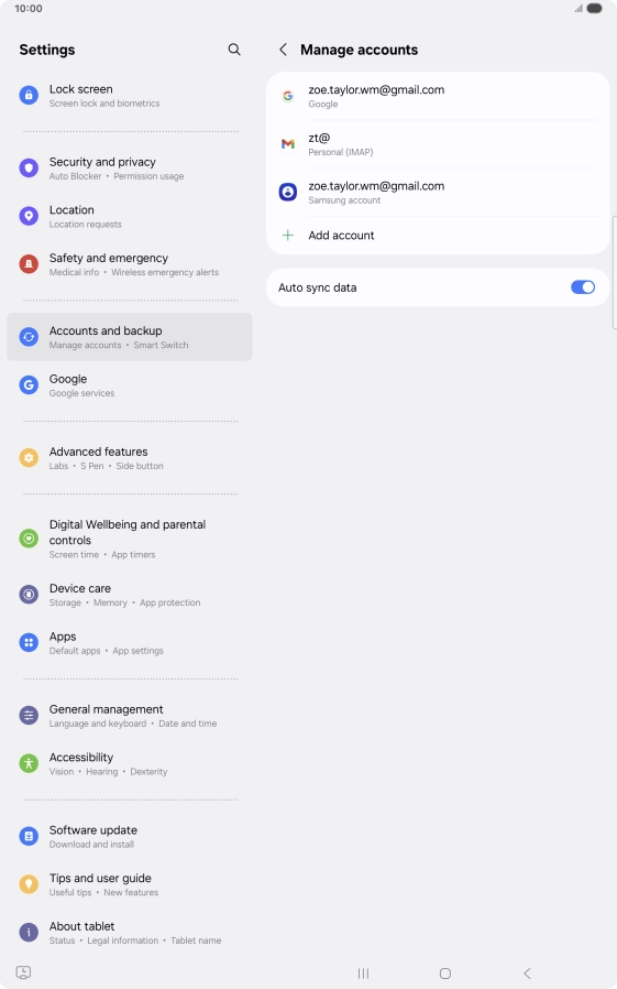 Press the Home key to return to the home screen.