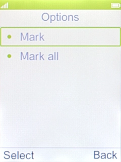 Select Mark all.