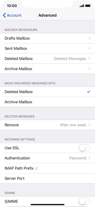 Press Authentication.
