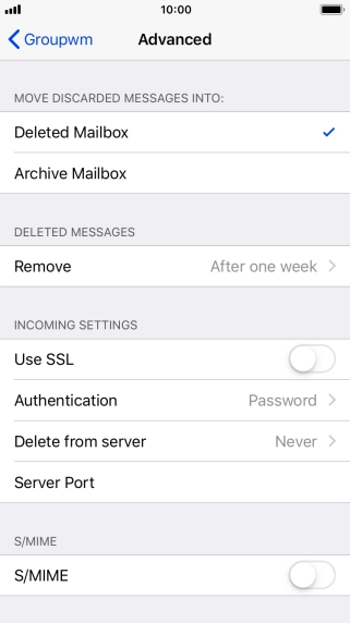 Press Authentication.