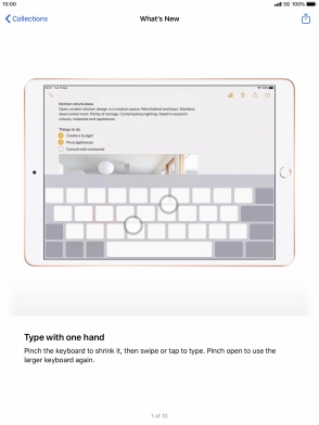 Press the Home key to return to the home screen.