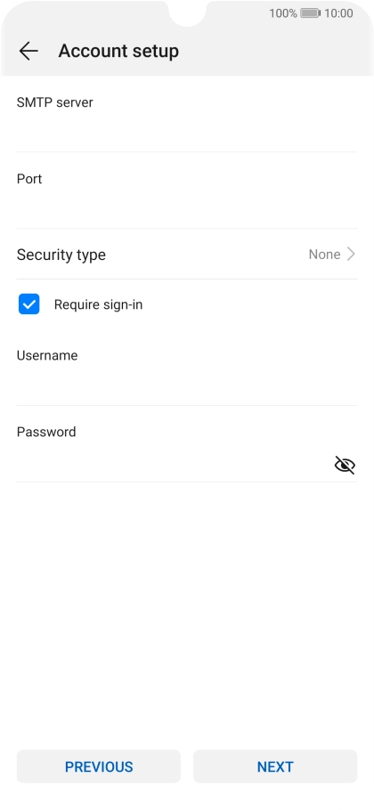 Press the field below 