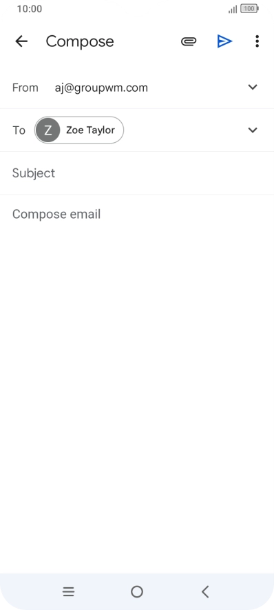 Press Subject and key in the required subject.
