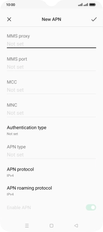 Press the field below 