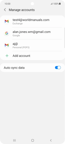 Press the Home key to return to the home screen.