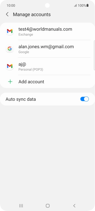 Press the Home key to return to the home screen.